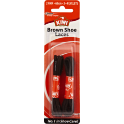 Photo of Smart Shoe Laces Brown 69cm 2 Pack