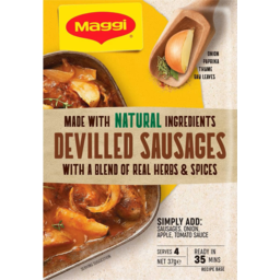 Photo of Maggi Devilled Sausages Recipe Base 37g