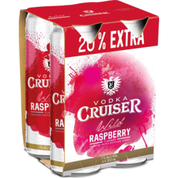 Photo of Cruiser 7% Raspberry 4x300ml Cans