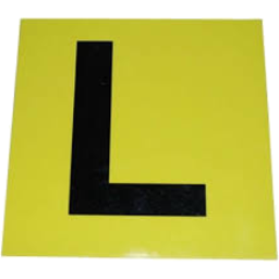 Photo of L Plate Magnetic Yellow Qld 1ea