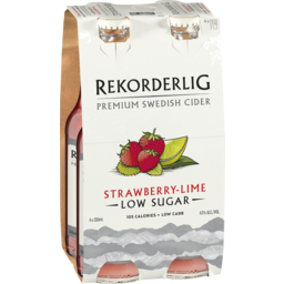 Photo of Rekorderlig Low Sugar Strawberry-Lime 4x330ml