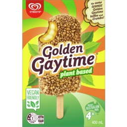 Photo of Streets Golden Gaytime Plant Based 4 Pack 400ml