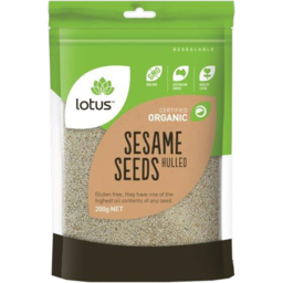 Photo of Lotus Organic Sesame Seeds Hulled Gluten Free
