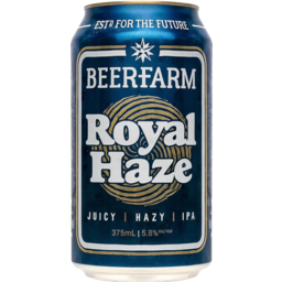 Photo of Beerfarm Royal Haze Juicy Hazy IPA Can