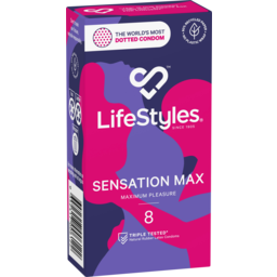 Photo of Lifestyles®️ Sensation Max Condoms 8 Pack