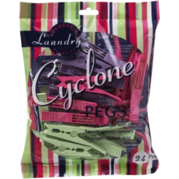 Photo of Roundpoint Pegs Cyclone 24pk