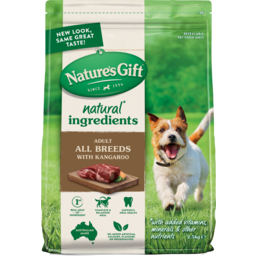 Photo of Natures Gift Natural Ingredients Kangaroo Dry Dog Food 2.5kg