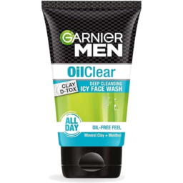 Photo of Garnier Men Face Wash Oil Clear Deep Cleansing Icy 100g