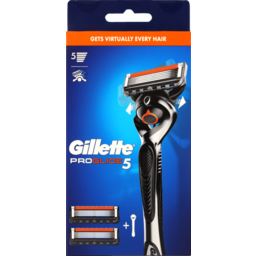 Photo of Gillette Proglide Flexball Razor Handle + 2 Cartridges 