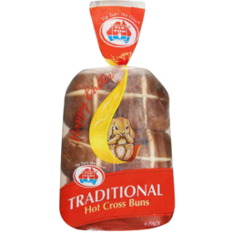 Photo of Tip Top Traditional Hot Cross Buns 6 Pk