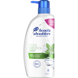 Photo of Head & Shoulders Shampoo Cool Menthol Anti Dandruff with Menthol Extract For Irritated Scalp 660ml