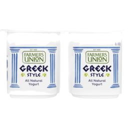 Photo of Farmers Union Greek Style Natural Yogurt 4x160g