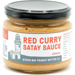 Photo of BYRON BAY PEANUT BUTTER CO Red Curry Satay Sauce