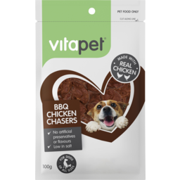 Photo of Vitapet Jh Dog Treats BBQ Chicken Chasers 100g