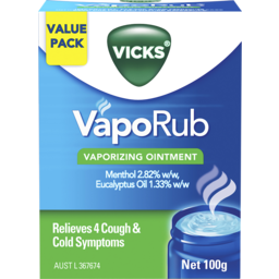 Photo of Vicks Vaporub Chest Rub And Vaporizing Ointment Decongestant 100g 100g