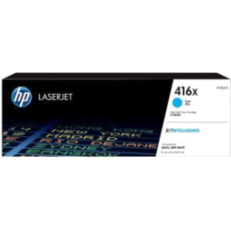 Photo of HP LaserJet Printer Toner Cartridge, Cyan, High Capacity 416X