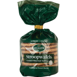 Photo of Delmaine Biscuits Stroopwafels 10 Pack 315g