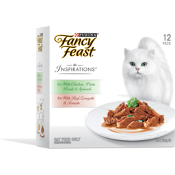 Photo of Fancy Feast Cat Food Inspirations Beef & Chicken 12 Pack