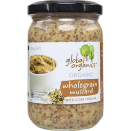 Photo of Global Organic Wholegrain Mustard 200g