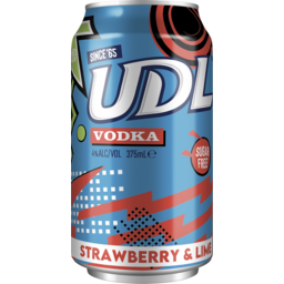 Photo of UDL Vodka Strawberry & Lime Zero Sugar Cans