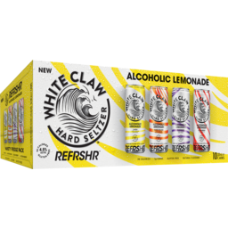 Photo of White Claw Refrshr Alcoholic Lemonade Variety Pack Can 10x330ml 10.0x330ml