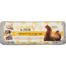 Photo of Feather & Peck Pastured Free Range Eggs 12 Pack