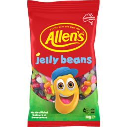 Photo of Allen's Jelly Beans Bulk Lollies Bag 1kg