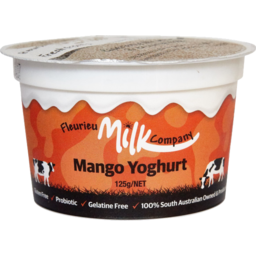 Photo of Fleurieu Milk Company Mango Yoghurt 125g