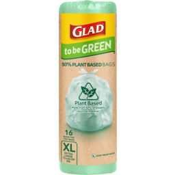 Photo of Glad To Be Green Extra Large 50% Plant Based Tidy Bags
