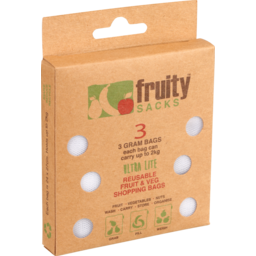 Photo of Fruity Sacks Ultra Lite Reusable Produce Bags 3g Nylon 3 Unit