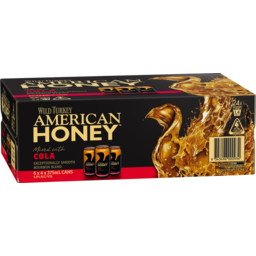 Photo of Wild Turkey American Honey & Cola 375mL
