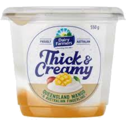 Photo of Dairy Farmers Thick & Creamy Yoghurt Queensland Mango & Fingerlime