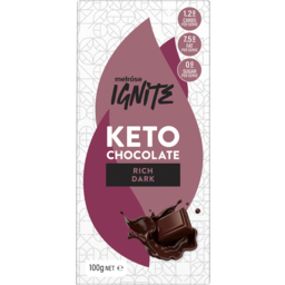 Photo of Melrose Ignite Keto Chocolate Rich Dark 100g 100g