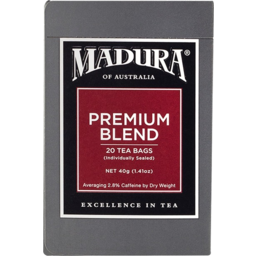 Photo of Madura Premium Blend Tea Bags 20 Pack 40g