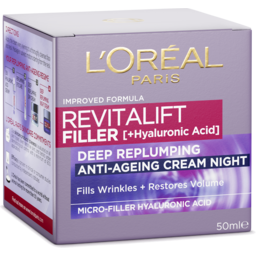 Photo of L'oréal Paris Revitalift Filler [+Hyaluronic Acid] Replumping Night Moisturiser