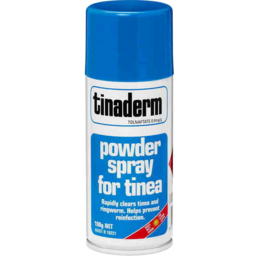Photo of Canesten Tinaderm Powder Spray Tinea And Ringworm Treatment 100gm