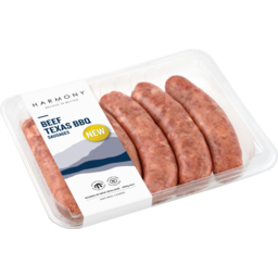 Photo of Harmony Beef Texas BBQ Sausages 480g