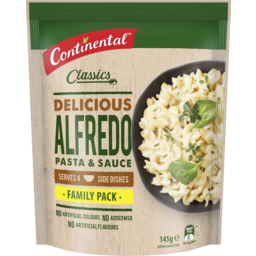 Photo of Continental Classics Pasta & Sauce Alfredo Family Pack 145g Serves 4 145g