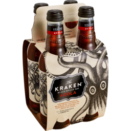 Photo of Kraken 5.5% Black Spiced Rum & Cola 4x330ml Bottles