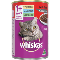 Photo of Whiskas 1+ Years Casserole With Beef Cat Food