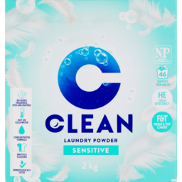 Photo of Clean Laundry Powder Sensitive 2kg