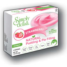 Photo of Simply Delish Pudding Pie Filling Strawberry