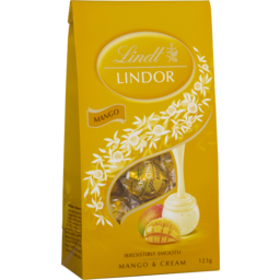 Photo of Lindt Lindor Mango & Cream Bag 123g