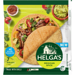 Photo of Helgas Mexican Spice Wraps 7 Pack