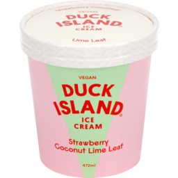 Photo of Duck Island Ice Cream Strawberry Coconut & Kaffir Lime
