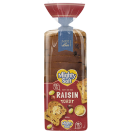 Photo of Mighty Soft Raisin Toast Sliced Loaf 600g