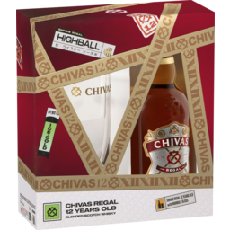 Photo of Chivas Regal 12yo Scotch Whisky & Highball Glass Gift Pack