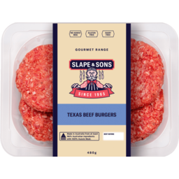 Photo of Slape & Sons Texas Burgers 480g