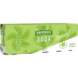 Photo of Smirnoff Soda Lime & Soda 10x330ml