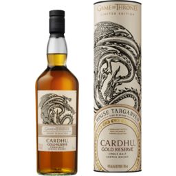 Photo of Game Of Thrones House Targaryen - Cardhu Gold Reserve Limited Edition Scotch Whisky